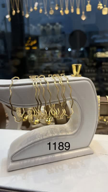 النگو آینه ای موج دار